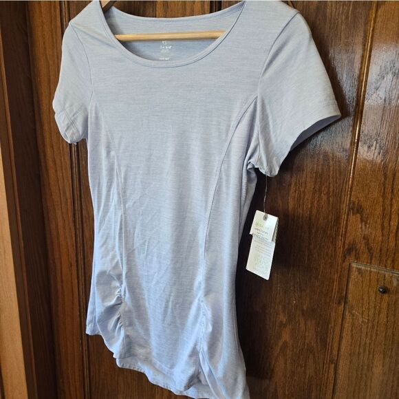 GAIAM Yoga Ruched Cut out Top XSMALL NWT - Picture 4 of 10